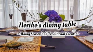 Norikos dining table Rainy Season and Traditional Events [upl. by Vookles]