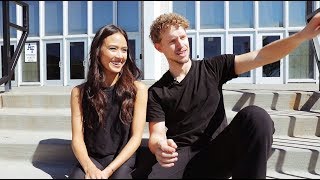 23 Questions with Madison Chock and Evan Bates [upl. by Atinrehs]