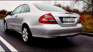 MercedesBenz CLK 270 CDI  straight pipe exhaust sound [upl. by Ardekan]