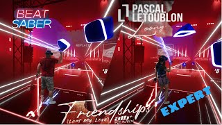 Beat Saber  Friendships Lost My Love – Pascal Letoublon ft Leony Expert Mixed Reality [upl. by Josh25]