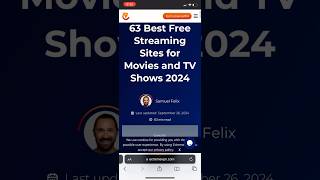 How To Watch Movies For Free Online 2024 Latest Edition [upl. by Owena]