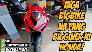 Mga Bigbike Ni Honda Na Pwede Pang Beginners Price Update Actual Unit Langga Gail [upl. by Eened]