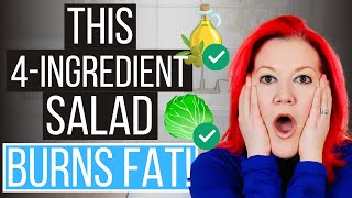 4Ingredient Fat Burning Cabbage Salad For Weight Loss  Perfect Salad for Diabetics amp PCOS [upl. by Chadabe]