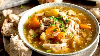 Let the slow cooker do all the work for this fantastic Slow Cooker Chicken amp Veg Soup [upl. by Eimaj342]