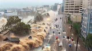 Cape Town is Underwater now Storm and Flood like Tsunami hits South Africa everyone is shocked [upl. by Skerl617]