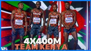 4X400M RELAYS KENYA TEAM THAT WILL DOMINATE THE ATHLETICS WORLD [upl. by Iviv293]