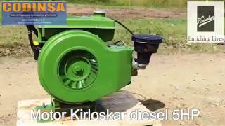 Motor Diesel Kirloskar 5HP [upl. by Weir380]