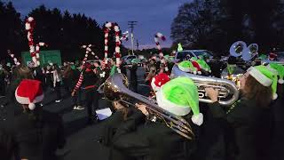 Easley HS Marching Band plays for Powdersville HS Marching Band [upl. by Hegyera]