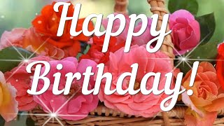 Best Wishes for a Happy Birthday  Happy Birthday Wishes message [upl. by Anelak342]