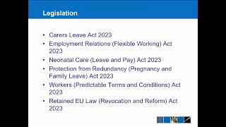 Employment Law Update 202324 [upl. by Revell]