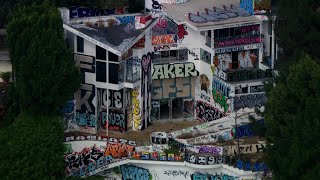 Squatters Take Over Abandoned 65M Hollywood Mansion [upl. by Sik]