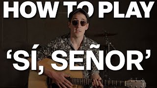 How To Play Sí Señor  The Bobby Firmino Song  Guitar Tutorial [upl. by Hershell592]