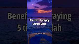 Benefits of praying 5 times salah daily  shorts viral [upl. by Melisenda185]