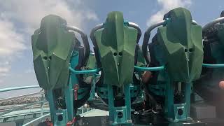 SeaWorld San Diego  Emperor Back Row POV 1st Take 4K60fps [upl. by Quenby]