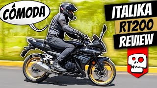 Italika RT200 Review  Una deportiva muy cómoda  Alets Go [upl. by Annovad301]