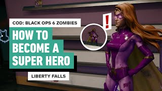 Call of Duty Black Ops 6 Zombies  How to Get the Super Hero Easter Egg in Liberty Falls [upl. by Buddy]