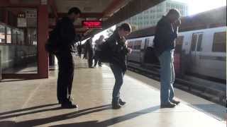 San FranciscoDaly City Train Arriving at Walnut Creek BART HD [upl. by Coletta149]