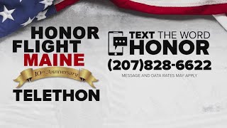 NEWS CENTER Maines Honor Flight Maine Telethon is Thursday [upl. by Ahsinroc]