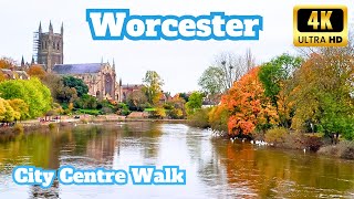 Streets of Worcester A Scenic Walking Experience [upl. by Thatcher]