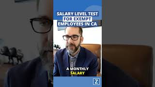 Salary Level Test for Exempt Employees in California [upl. by Hasseman]