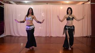 Adarabuka  Khader Ahmad  Danza arabe duo  Bellydance  Raksa Studio [upl. by Ecyt]