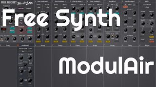 Free Synth  Full Bucket Music ModulAir No Talking [upl. by Woodruff366]