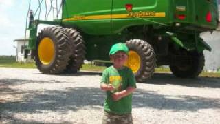 A TRIBUTE TO DAD WIELAND FARMS 2008 FALL HARVESTTILLAGE WITH MUSIC [upl. by Lalad]