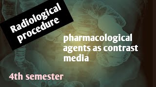 pharmacological agents contrast media glucagonbascopanmetaclopromideprocedure [upl. by Pliam]