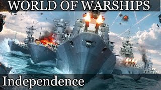 World of Warships  Lotniskowiec Independence TIER V gameplay pl [upl. by Sac]