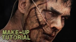 Zombie Prosthetic Make Up FX amp Costume [upl. by Bendix]