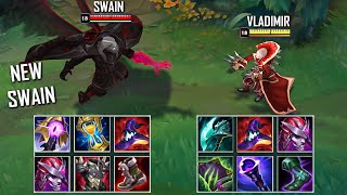 NEW SWAIN vs VLADIMIR FULL BUILD FIGHTS amp Best Pentakills [upl. by Sigismund]