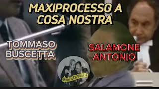 MAXIPROCESSO Salamone Antonio parla di Tommaso Buscetta [upl. by Gabel170]