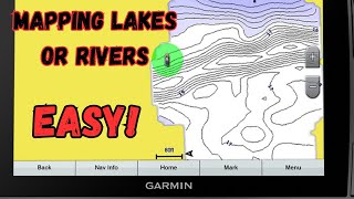 Mapping with Garmin Sonar map mapping garmin [upl. by Norrag]