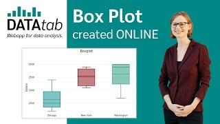 Box Plot How to make Box Plots ONLINE with DATAtab [upl. by Oirom853]