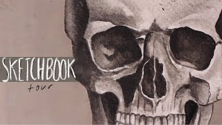 ✿ A level sketchbook tour  A ✿  tips for full marks [upl. by Ellessig]