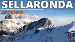 SELLARONDA ARANCIONE  PASSO SELLA GARDENA CAMPOLONGO e PORDOI [upl. by Girard]