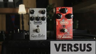 MXR Super Badass Distortion VS MXR Custom Badass 78 Distortion [upl. by Anilesor]