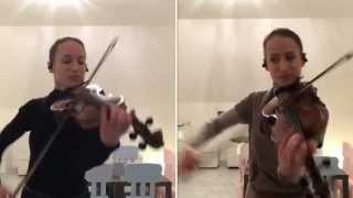 1er mouvement concerto pour deux violons de Bach Céline Prussel violoniste [upl. by Soirtemed750]