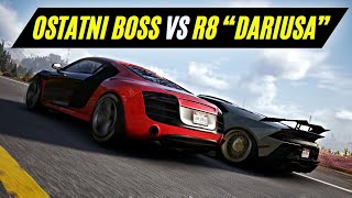 OSTATNI BOSS vs NAJPOTĘŻNIEJSZE AUDI R8 DARIUSA w CarX Street TO LECI 400 KMH [upl. by Ailegna]