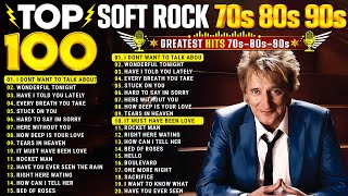 Rod Stewart Elton John Phil Collins Michael Bolton Eagles  Soft Rock Love Songs 70s 80s 90s [upl. by Nosliw]