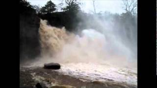 Thornton Force Ingleton in Flood Part 2 [upl. by Afirahs]