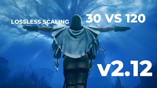 Lossless Scaling Ver 2 12 30 fps vs 60 fps vs 90 fps vs 120 fps Fluidity Comparison Performance 70 [upl. by Lilias]