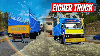 Eicher truck mod bussid  Eicher Truck Mod Download  Truck Mod Bussid [upl. by Trubow]