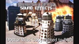 Remembrance of the Daleks Sound Effects Part 2 [upl. by Barthelemy]