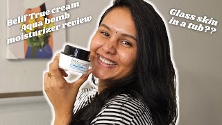 BELIF TRUE CREAM AQUA BOMB MOISTURIZER REVIEW  IS IT WORTH IT [upl. by Lemmie]