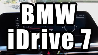 How to use BMW iDrive 7 [upl. by Calendre]