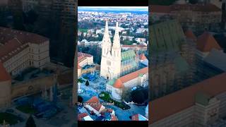 zagreb drone footage [upl. by Malilliw]