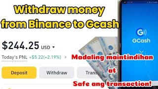 How to withdraw money from Binance to gcash [upl. by Ratcliffe]