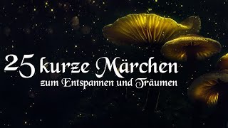 25 kurze Märchen zum Einschlafen und Träumen mit Grimm Andersen Reinheimer  Hörbuch deutsch [upl. by Lecram12]