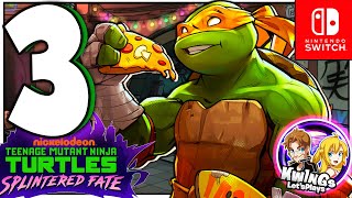 TMNT Splintered Fate Walkthrough Part 3 Hit The Streets coop Nintendo Switch [upl. by Moshe]